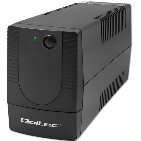 Qoltec 53773 katkematu toiteallikas (UPS) line-interactive 0,85 kVA 480 W 1 AC pesa