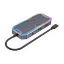 Unitek jaotur USB-C, HDMI 2.0, RJ45, 3,5mm, 100W 10Gbps