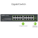 Zyxel GS1100-16 Haldusega Gigabit Ethernet (10/100/1000)