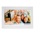 Denver PFF-1015W digital photo frame White 25.6 cm (10.1") Touchscreen Wi-Fi