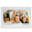 Denver PFF-1015W digital photo frame White 25.6 cm (10.1") Touchscreen Wi-Fi