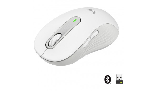 Logitech Signature M650 L Wireless mouse 2000 DPI, white