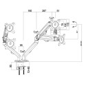 Maclean 2 monitori kinnitus, gaasvedru, 13"-27", 7kg, must, MC-861N
