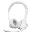 Logitech peakomplekt H390 USB hall-valge jaemüük