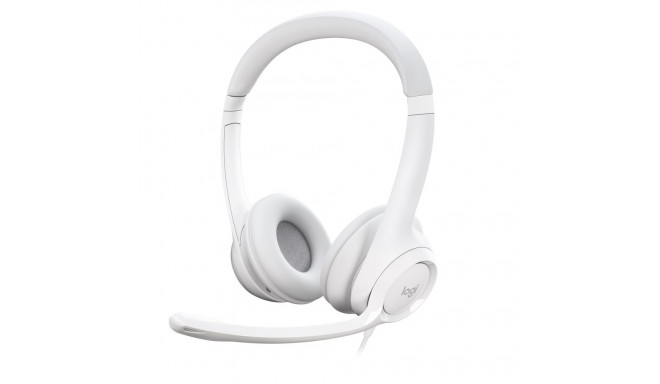 Logitech peakomplekt H390 USB hall-valge jaemüük