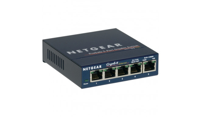 NETGEAR GS105 Unmanaged Gigabit Ethernet (10/100/1000) Blue