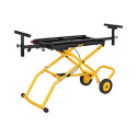 DW Workstation with wheels for mitre saw