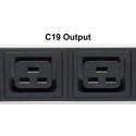 Intellinet Vertical Rackmount 24-Output Power Distribution Unit (PDU), 20 x C13 & 4 x Output C19, Re