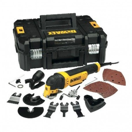 DeWALT DWE315KT must kollane multifunktsionaalne tööriist