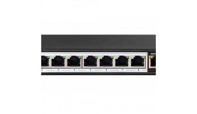 Extralink PoE Switch CERES 8x 100Mb/s PoE/PoE+, 2x RJ45 Uplink 100Mb/s, 96W