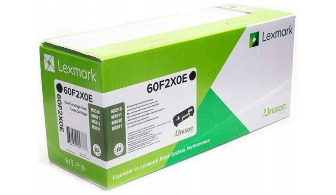Lexmark 602X toonerikassett 1 tk Originaal Must