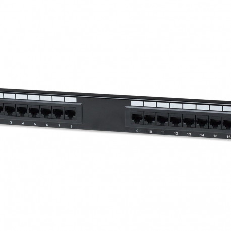 Intellinet Lapppaneel, Cat6, UTP, 16-porti, 1U, must