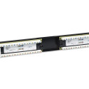 Intellinet Patch Panel, Cat6, UTP, 16-Port, 1U, Black