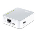 TP-Link TL-MR3020 juhtmevaba ruuter Kiire Ethernet Ühekanaliline (2.4 GHz) 4G Hõbedane, Valge