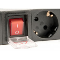 Gembird EG-PDU-014-C14 power distribution unit (PDU) 8 AC outlet(s) 1U Black