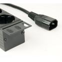 Gembird EG-PDU-014-C14 power distribution unit (PDU) 8 AC outlet(s) 1U Black