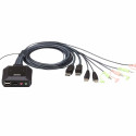 ATEN 2-Port USB DisPlayPort Cable KVM Switch