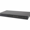 Intellinet 24-pordiline gigabitine Etherneti PoE+ veebihallatav lüliti 2 SFP pordiga, 24 x PoE porti