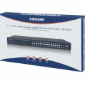 Intellinet 24-pordiline gigabitine Etherneti PoE+ veebihallatav lüliti 2 SFP pordiga, 24 x PoE porti