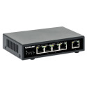 Intellinet 5-Port Gigabit Ethernet PoE+ Switch, Four PSE PoE Ports, IEEE 802.3at/af (PoE+/PoE) Compl