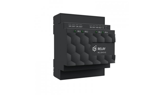 GRENTON RELAY OUTPUT MODULE (4 OUTPUT) GRENTON / DIN RAIL MOUNTING / TF-BUS