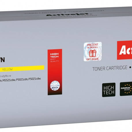 Activejet ATK-5220YN kollane tooneri kassett (asendus Kyocera TK-5220M; Supreme; 1200 lehte)