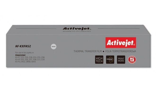 Activejet AF-KXFA52 Copy Film (Replacement for Panasonic KX-FA52; Supreme; black)