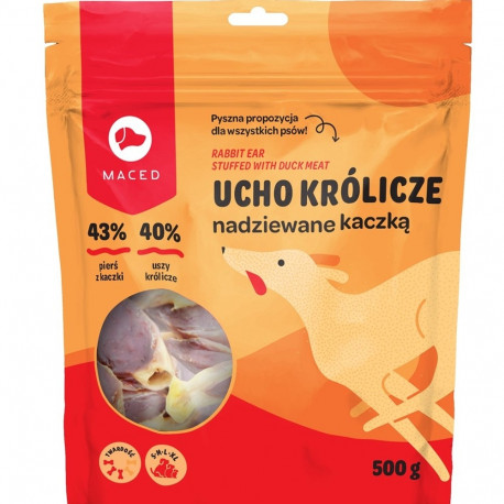 MACED part küüliku kõrvaga koertele närimiseks 500g