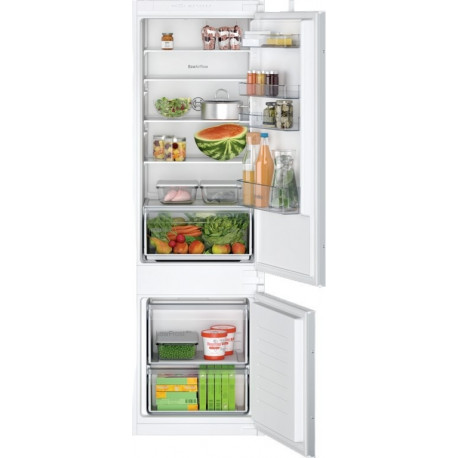 Bosch Serie 2 KIV87NSE0 integreeritud külmik-sügavkülmik 270 l E valge