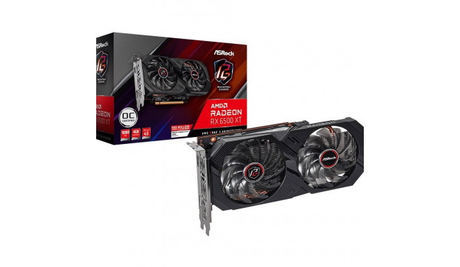 Asrock AMD Radeon RX 6500 XT Phantom Gaming D 4 GB GDDR6 Graphics Card