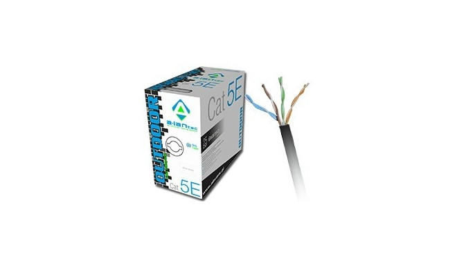 A-LAN KIU5OUTS305 võrgukaabel must 305 m Cat5e U/UTP (UTP)