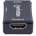 Manhattan HDMI Repeater, 4K@60Hz, Active, Boosts HDMI Signal up to 40m, Black, Three Year Warranty, 