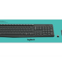 Logitech MK235 keyboard Mouse included USB QWERTY US International Grey
