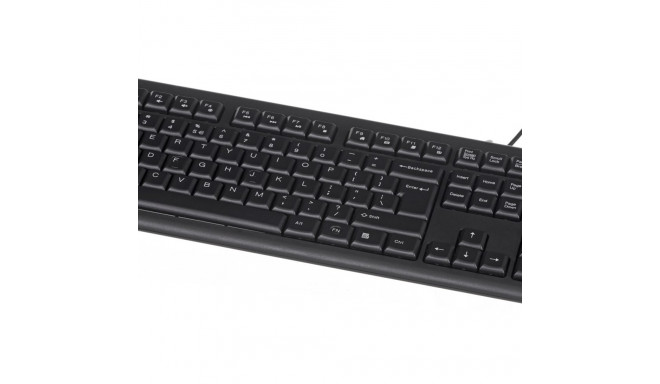 A4Tech KR-83 klaviatuur USB must