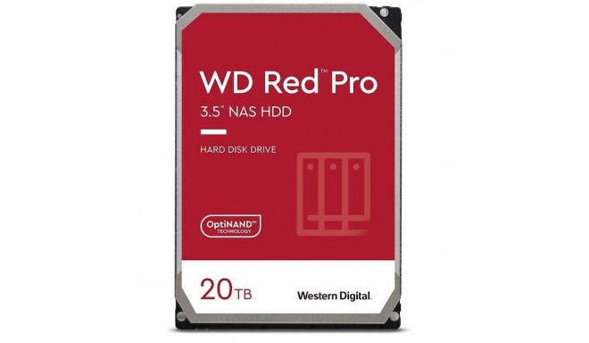 Hard drive HDD Western Digital WD Red Pro 20 TB WD201KFGX