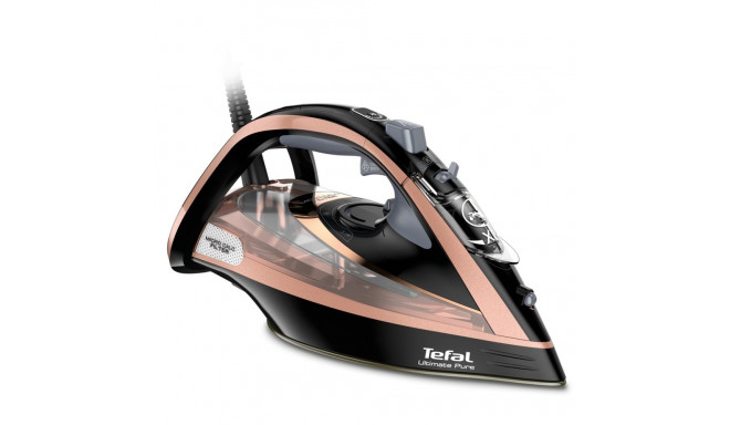 Tefal Ultimate Pure FV9845 iron Dry & Steam iron Durilium Autoclean soleplate 3200 W Black, Copper