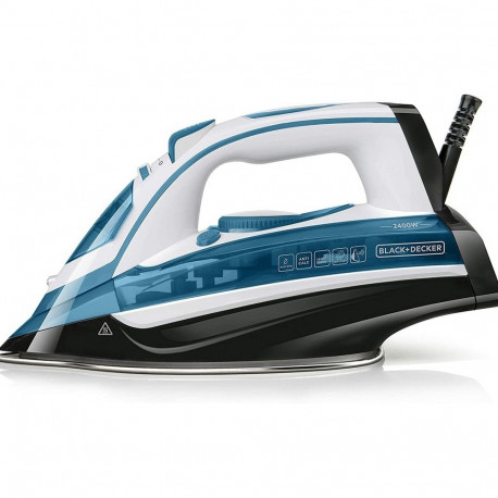 Steam iron Black+Decker BXIR2402E (2400W; white)
