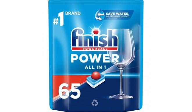 Finish Dishwasher Tablets Power All in 1 65 pcs.