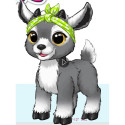 FURREAL interactive plush Daisy the Yoga Goat
