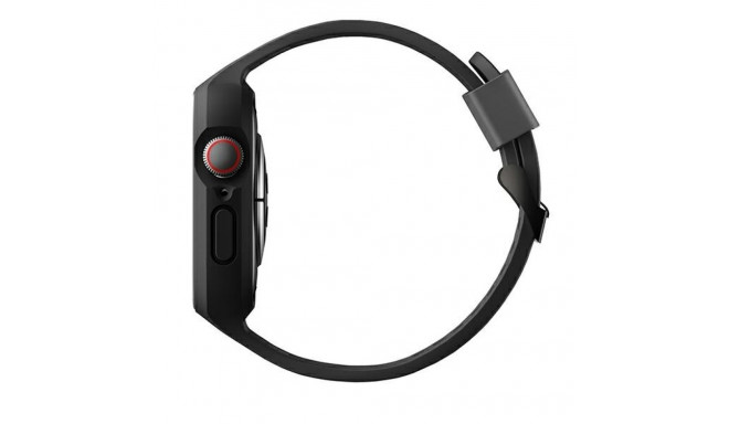 UNIQ Monos Strap 2in1 Apple Watch Strap + Case Series 4/5/6/7/8/SE/SE2/SE3 44/45mm midnight black