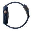 UNIQ Monos 2in1 Apple Watch Strap + Case Series 4/5/6/7/8/9/SE/SE2 44/45mm. blue/marine blue