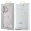 Guess GUHMP16SPSAPSMEP iPhone 16 6.1" roosa/roosa kõvakorpus Saffiano pojeng klassikaline logo MagSa