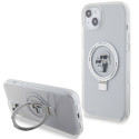 Karl Lagerfeld KLHMP15MHMRSKCH iPhone 15 Plus / 14 Plus 6.7" white/white hardcase Ring Stand Karl&Ch