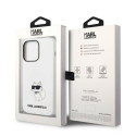 Karl Lagerfeld KLHMP14XSNCHBCH iPhone 14 Pro Max 6.7" kõvakate valge/valge Silikoon Choupette MagSaf