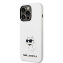 Karl Lagerfeld KLHMP14XSNCHBCH iPhone 14 Pro Max 6.7" hardcase white/white Silicone Choupette MagSaf