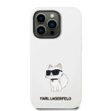 Karl Lagerfeld KLHMP14XSNCHBCH iPhone 14 Pro Max 6.7" hardcase white/white Silicone Choupette MagSaf