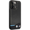 BMW BMHMP14L22NBCK iPhone 14 Pro 6.1" Case Black Carbon MagSafe