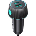 Joyroom Charger Joyroom JR-CCN01 Car Charger USB-C + USB-A 60W Black