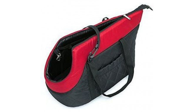 Hobbydog R1 Bag Black With Red Scarf (Nubuck)