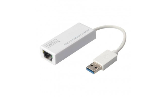 Digitus USB 3.0 Gigabit Ethernet Adapter USB-A Mees, 10/100/1000 Mbps, DN-3023, Võrguadapter